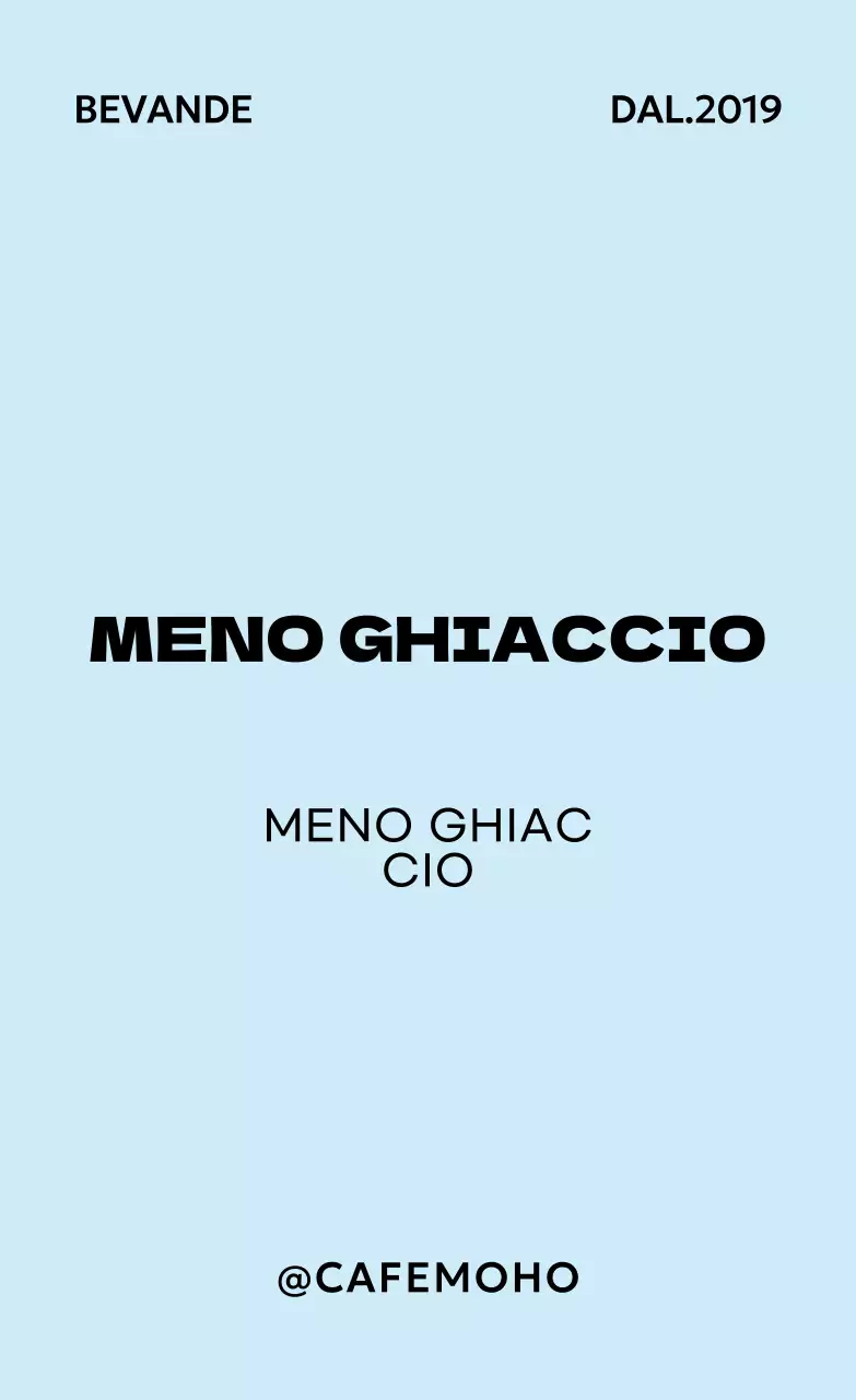 Pubblicità di una bevanda verde minimalista