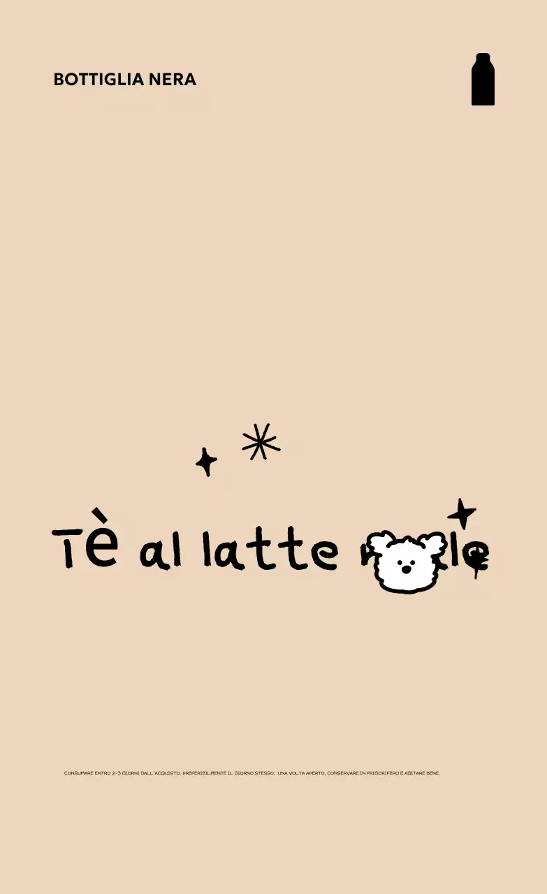 Presentazione dei prodotti Beige Baby Drink