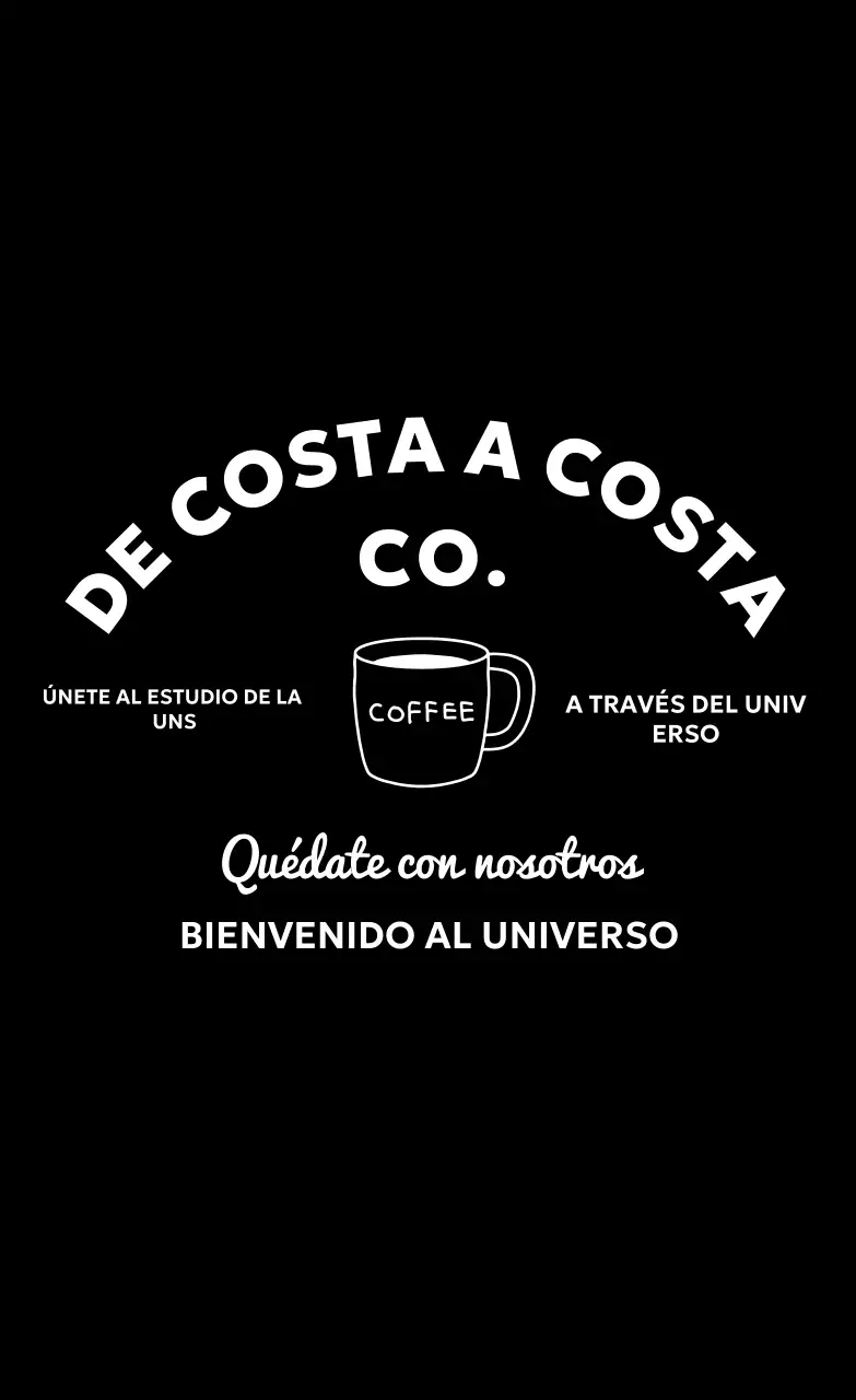Anuncio de café negro moderno