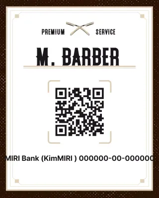 Carte de visite avec logo vintage marron