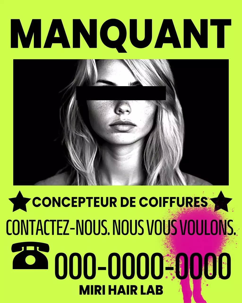 Recrutement Neon Modern