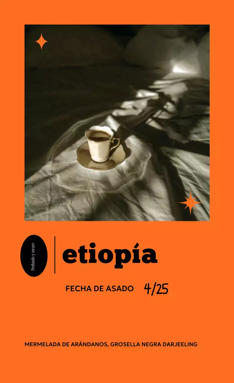 Anuncio de café verde simple