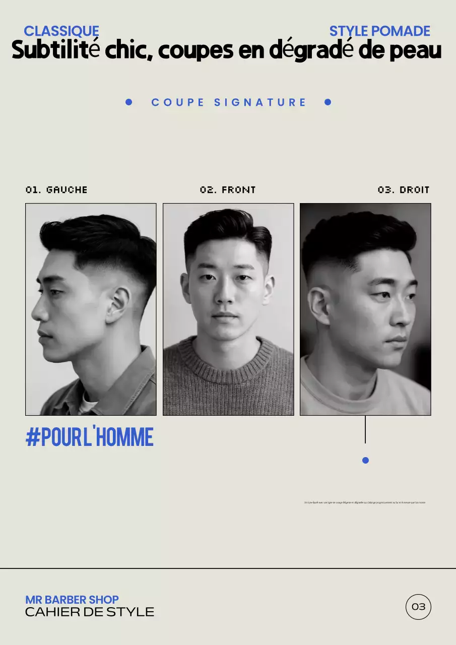 Publicité pour un livre de style vintage en noir et blanc