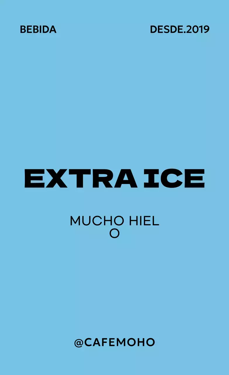 Anuncio de bebida minimalista verde