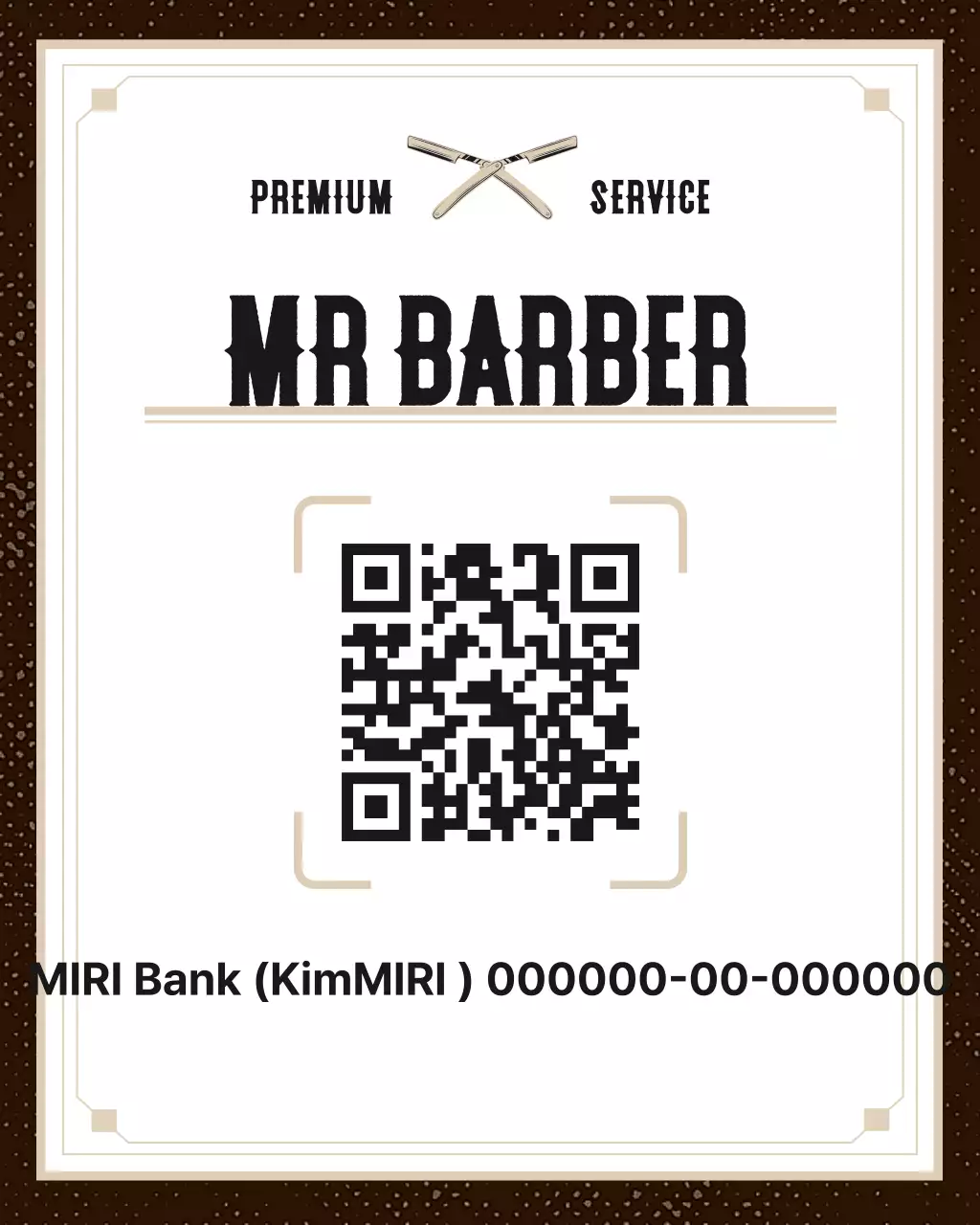 Brown Vintage Logo Business Card