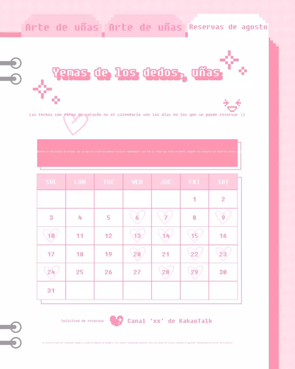 Guía de decoración de uñas para bebés en tonos rosa