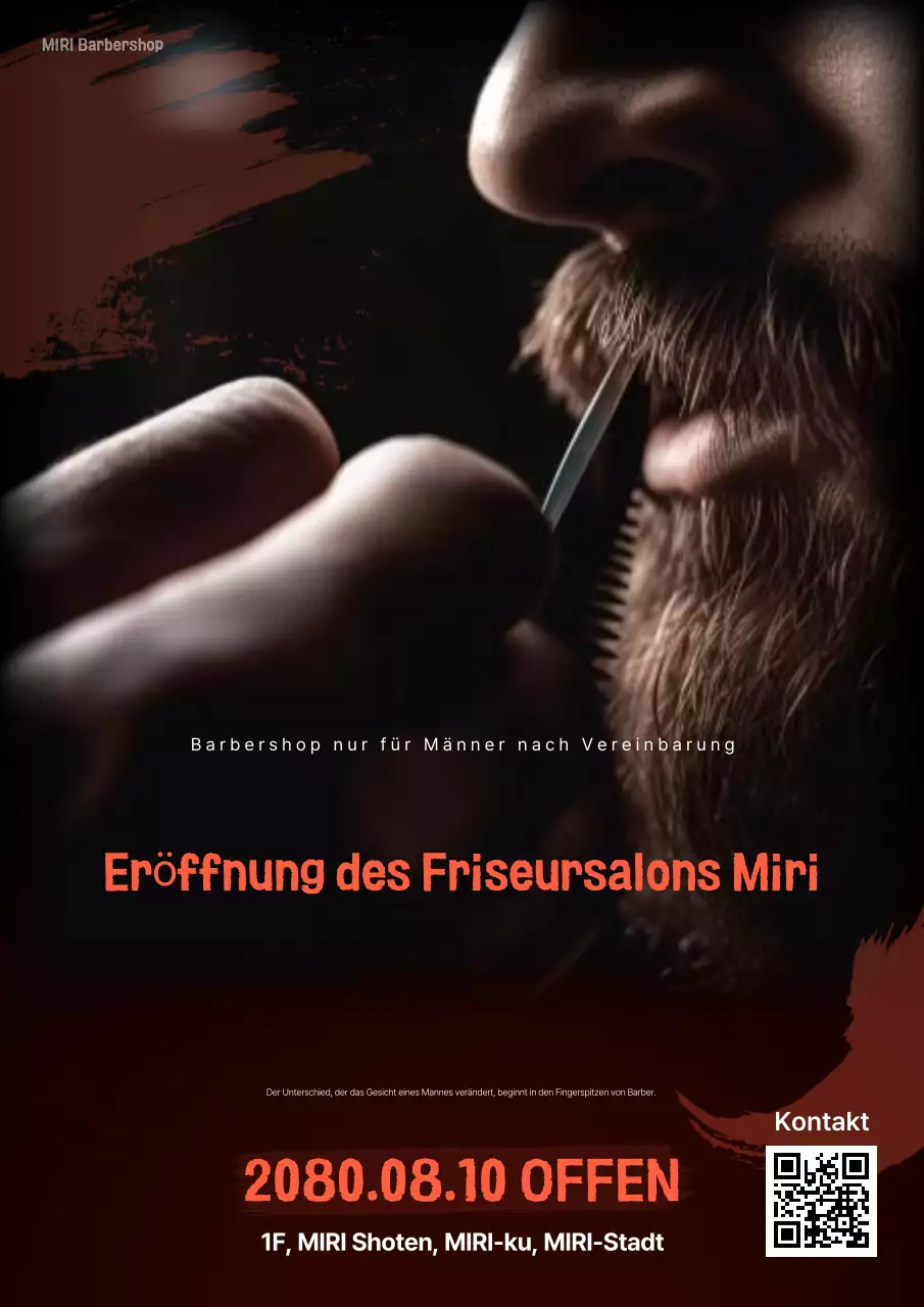 Black Vintage Barbershop Eröffnungsveranstaltung