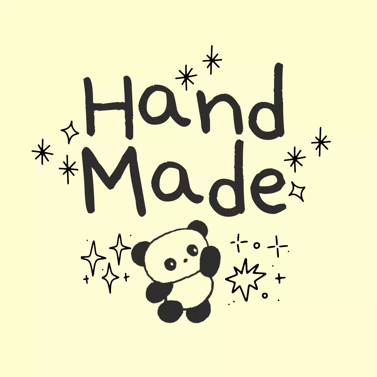 Ivory Cute Handmade Stickers