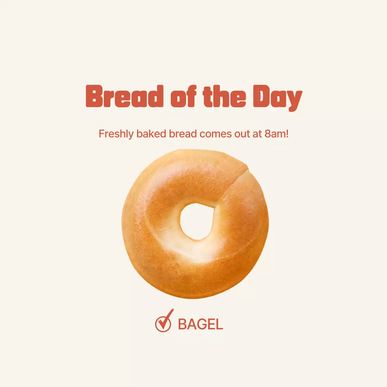 Promosi Toko Roti Sederhana Beige