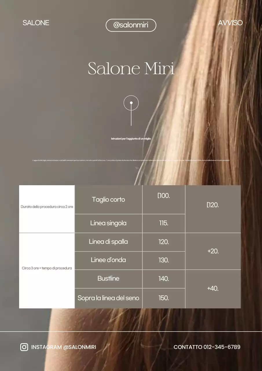 Guida all'acconciatura beige ordinata