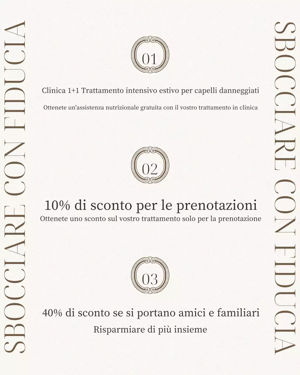 Promozione Beige Modern Hair Salon