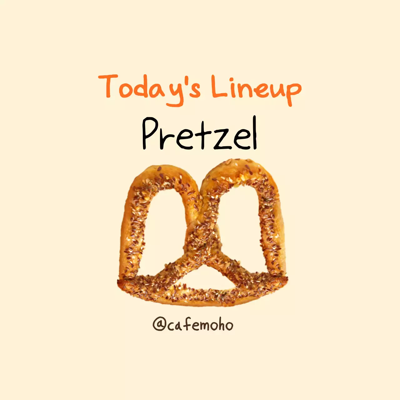 Beige Simple Bakery Menu Promotion