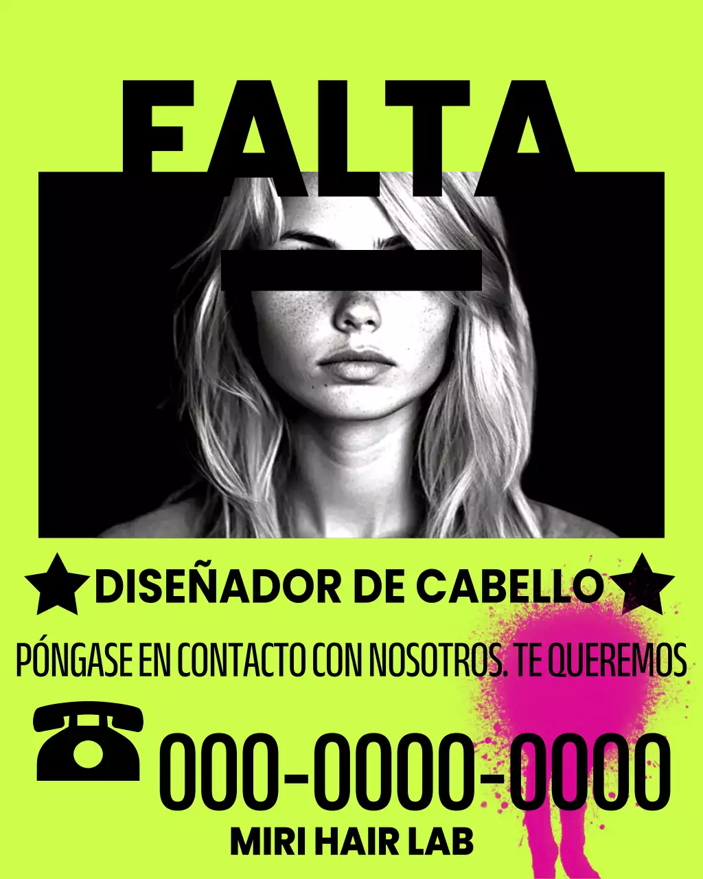 Reclutamiento moderno de neón