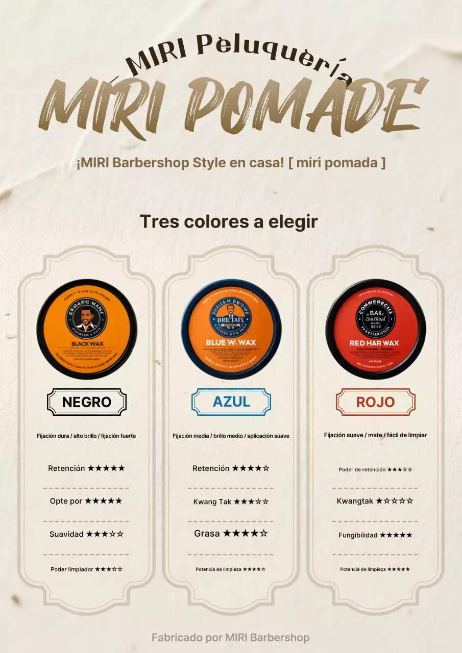 Promoción de productos para el cabello Beige Classic