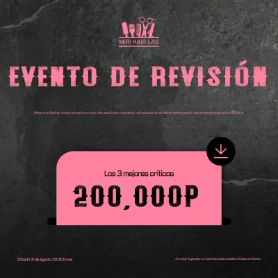 Promoción del evento Black Retro Review