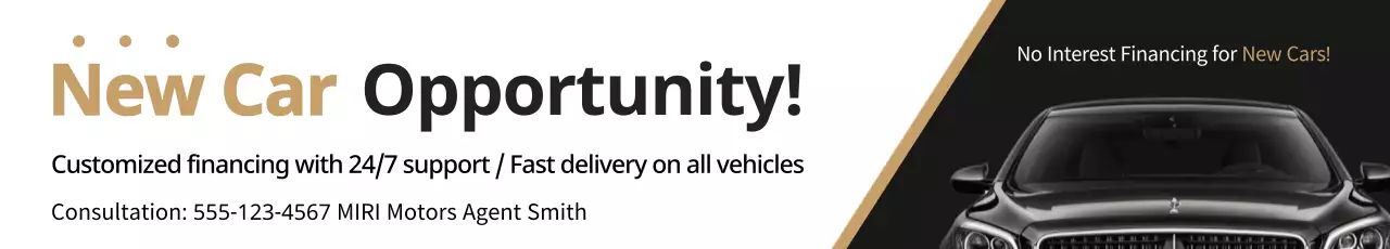 promoção de carro preto moderno