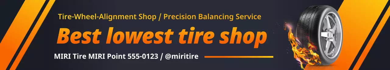 propaganda de pneu laranja em negrito