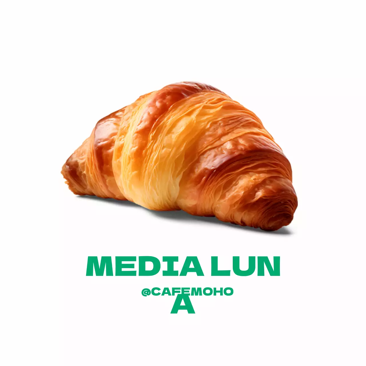 Promoción de panadería sencilla blanca