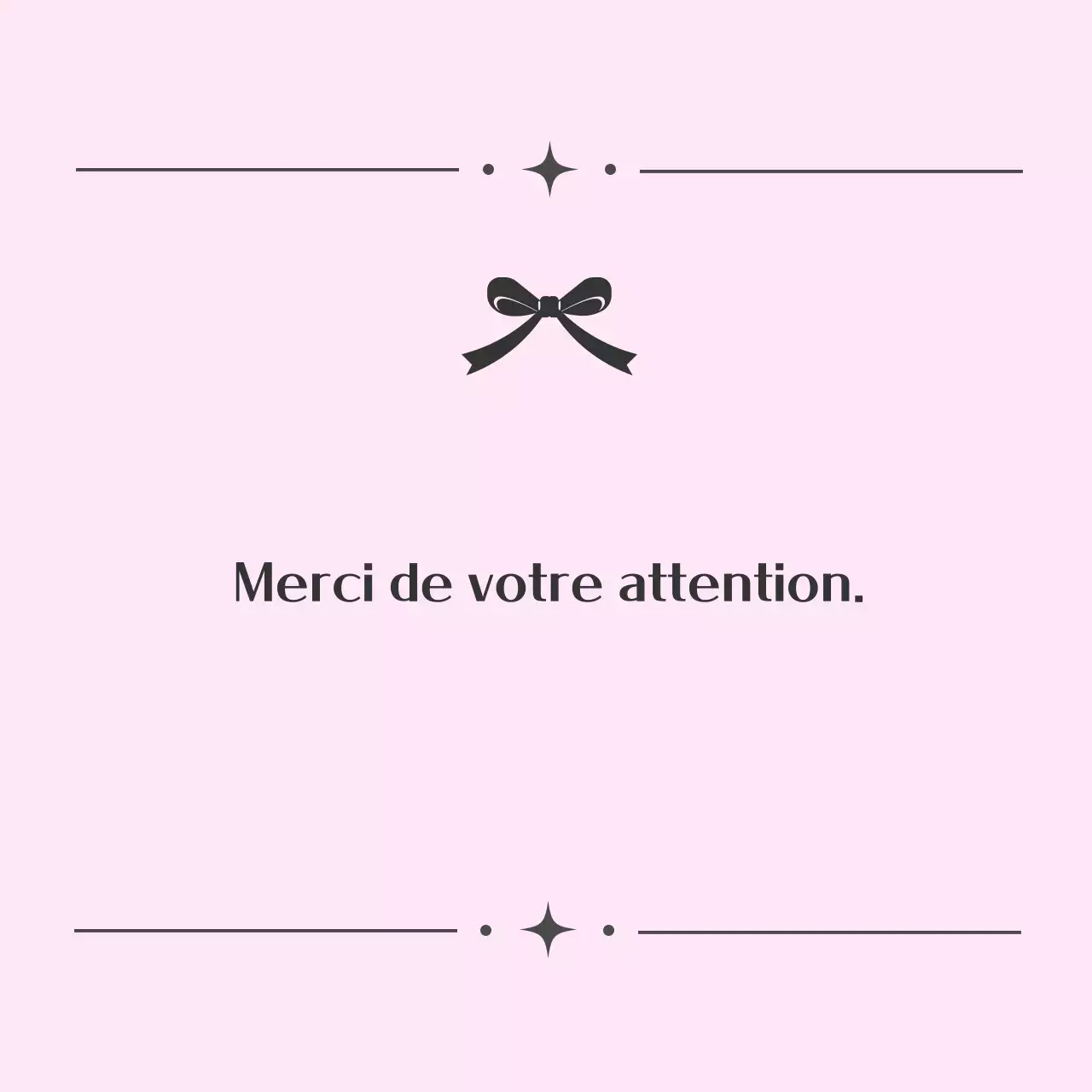 Message de remerciement simple et rose