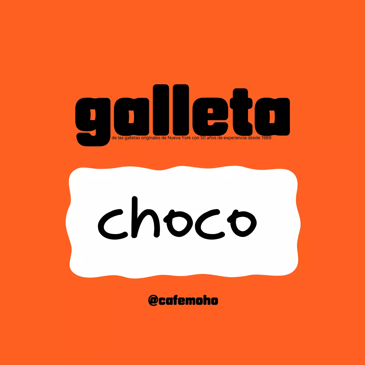 Anuncio de postre sencillo de naranja