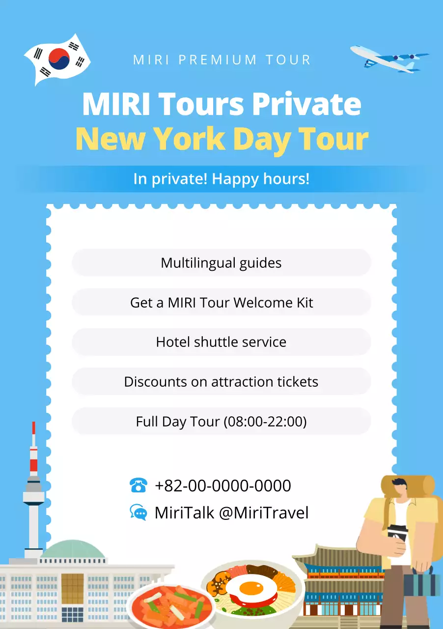 blue modern travel promotion