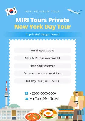 promosi perjalanan modern biru