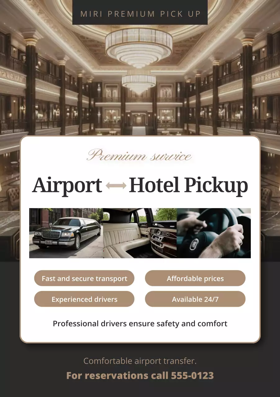 quảng cáo vận tải vàng thanh lịch