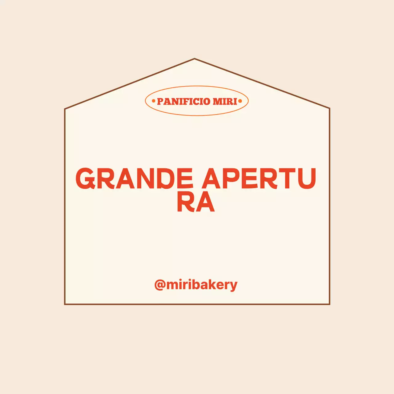 Evento di apertura del negozio Beige Simple