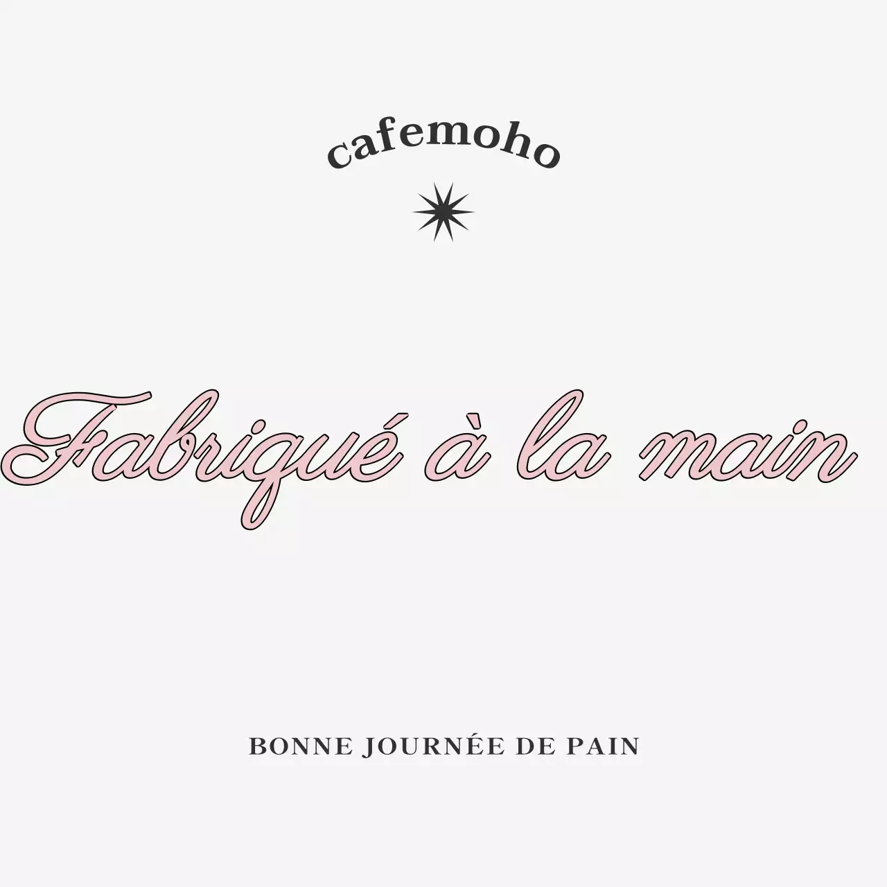 Promotion de la boulangerie vintage rose