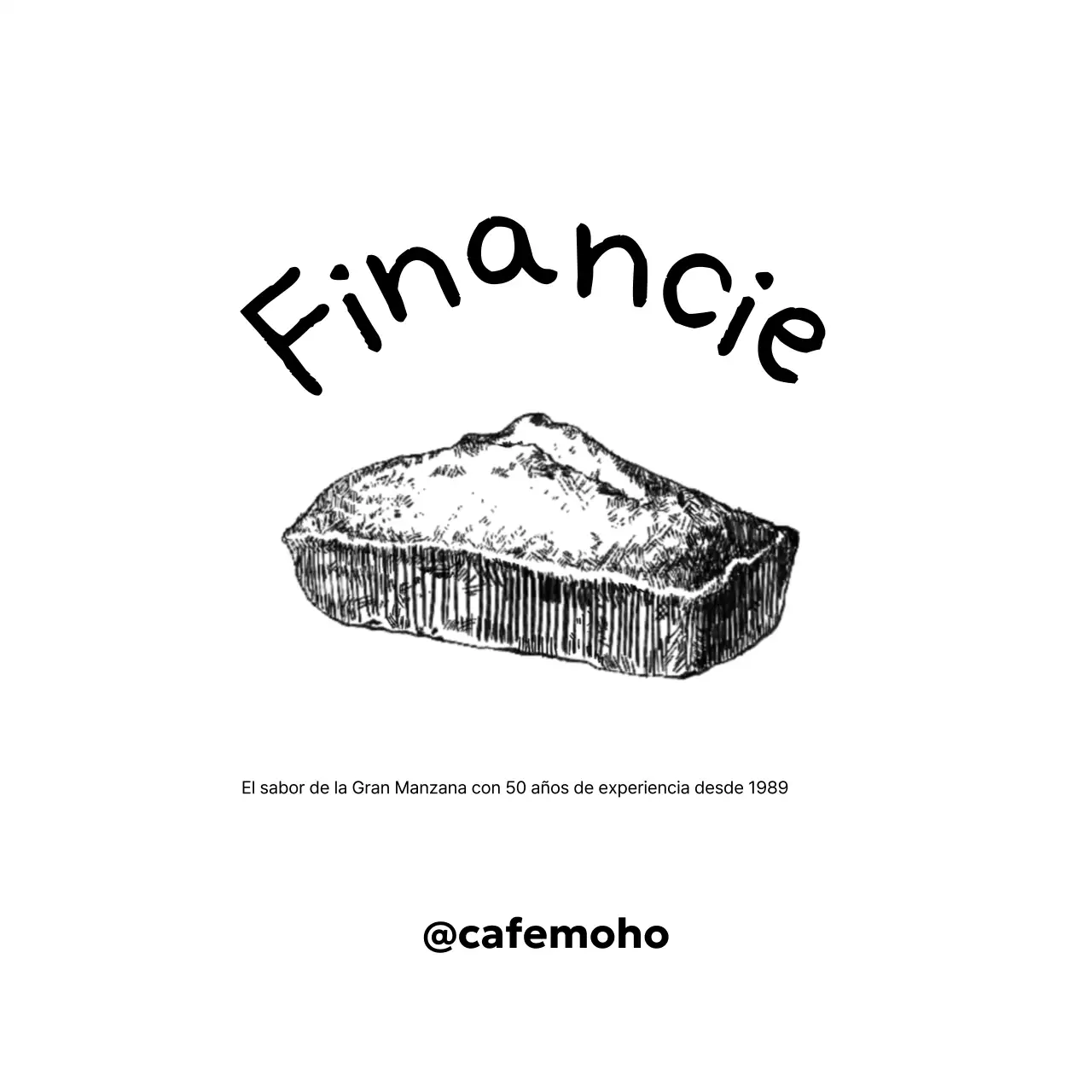 Anuncio de postre vintage blanco