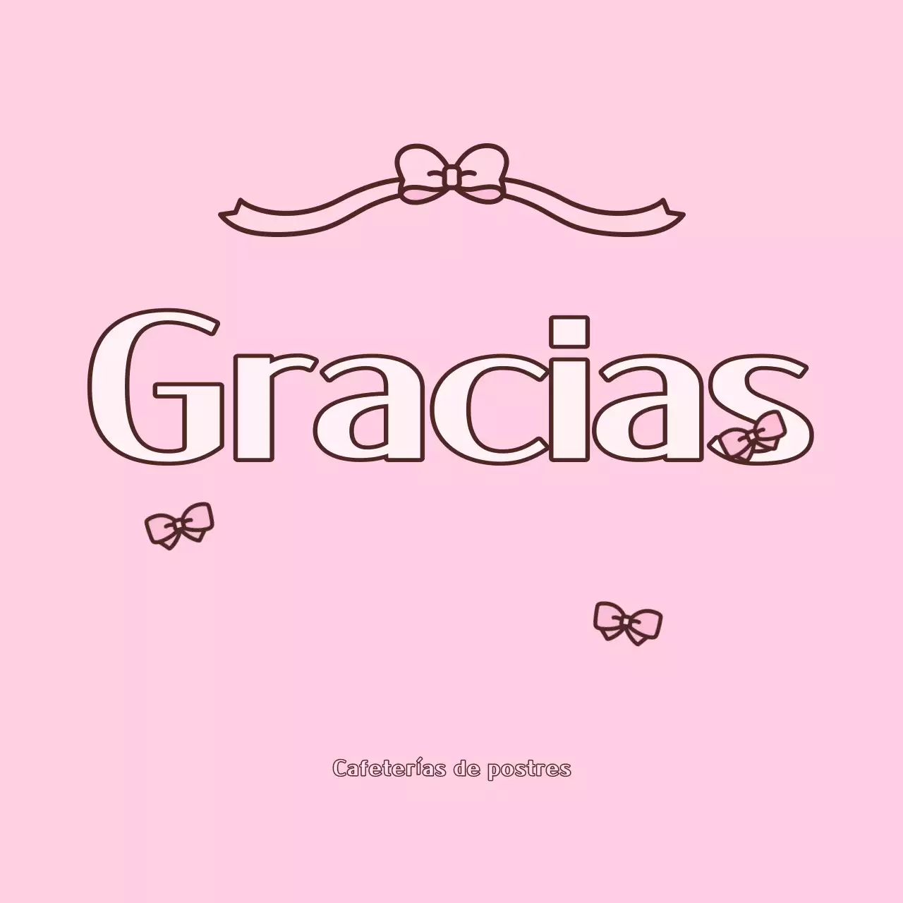 Saludos de agradecimiento de Pink Baby