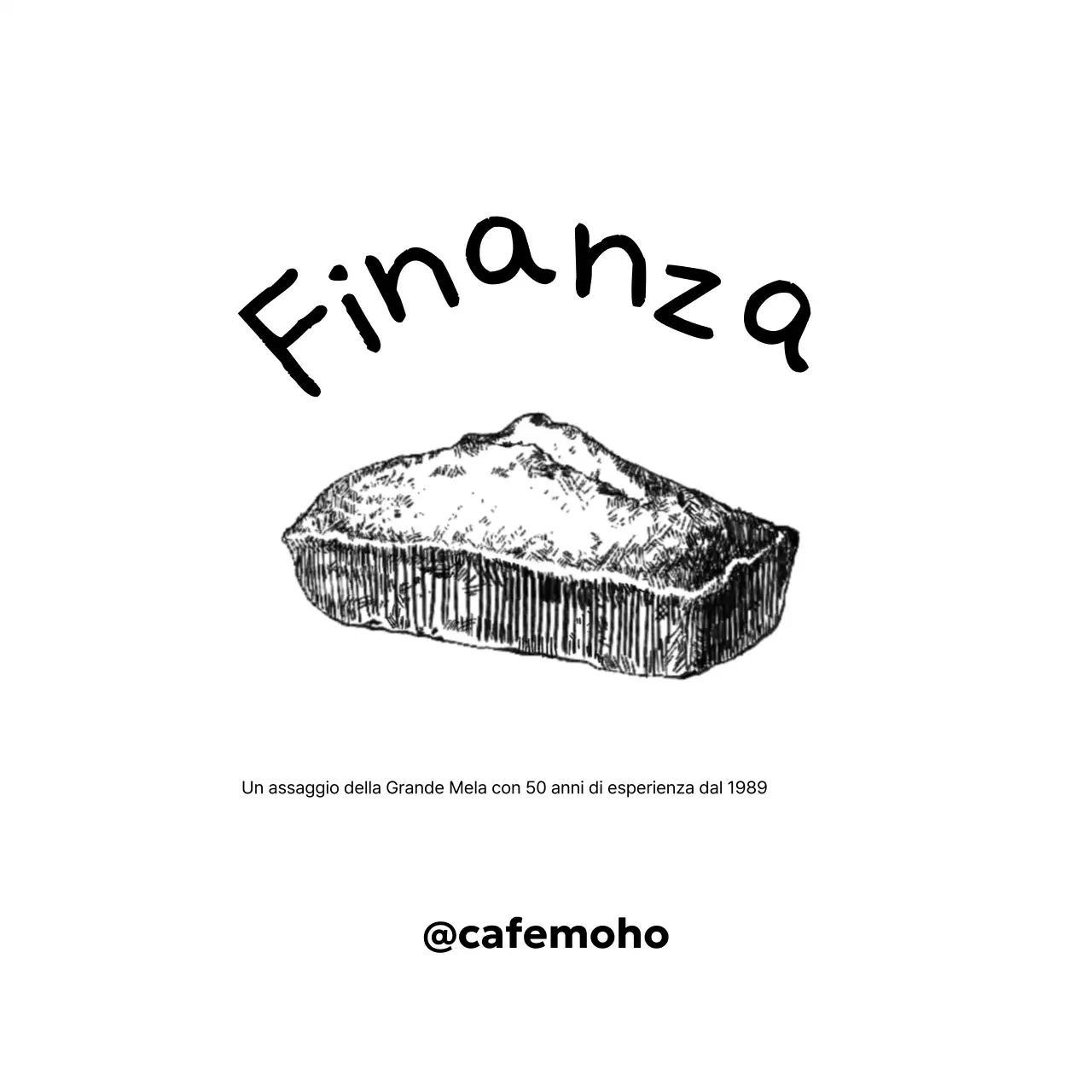 Pubblicità di dessert vintage bianco