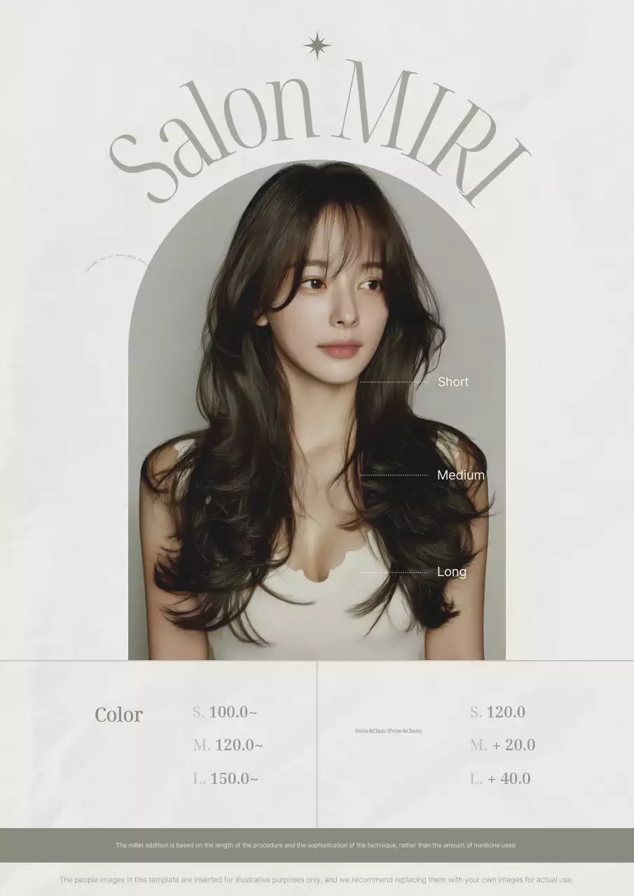 Iklan Salon Rambut Modern Gray