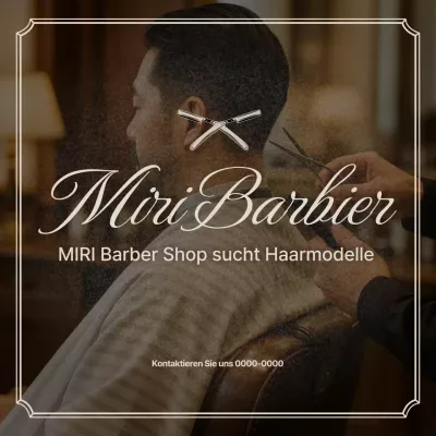 Rekrutierung von Models mit braunem klassischem Haar