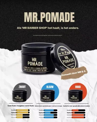 Promotie van een zwart modern kapselproduct