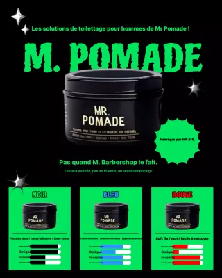 Publicité pour une coiffure moderne et verte