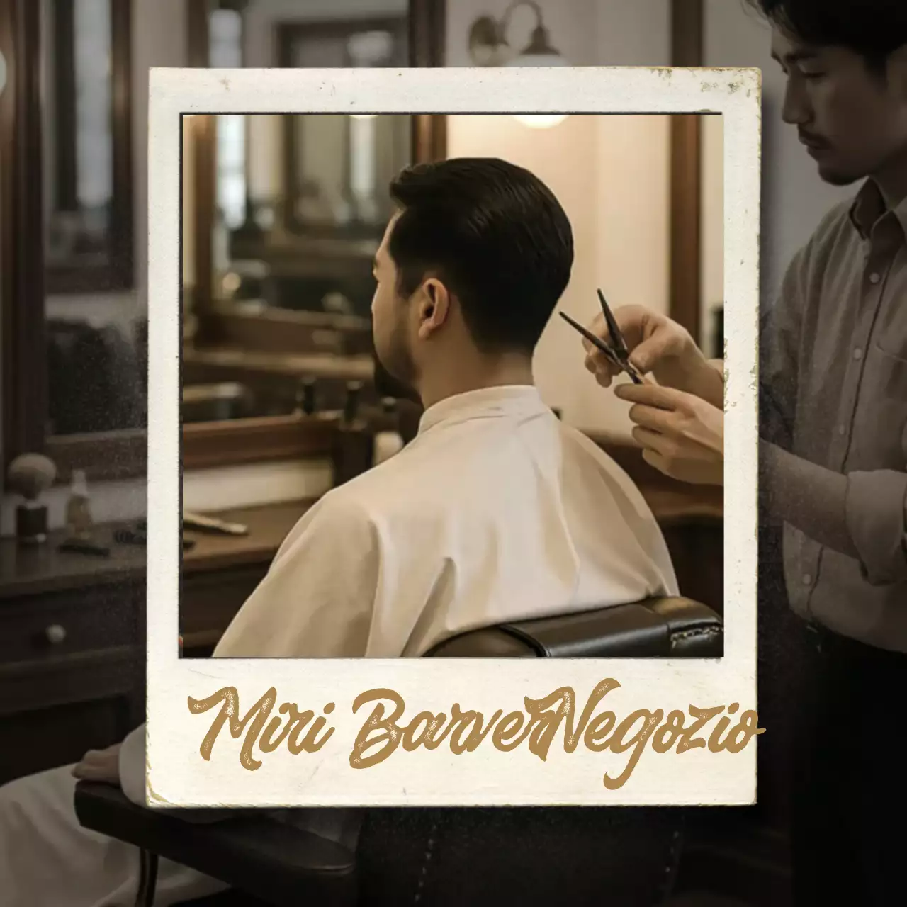 Promozione Barbershop Vintage Beige