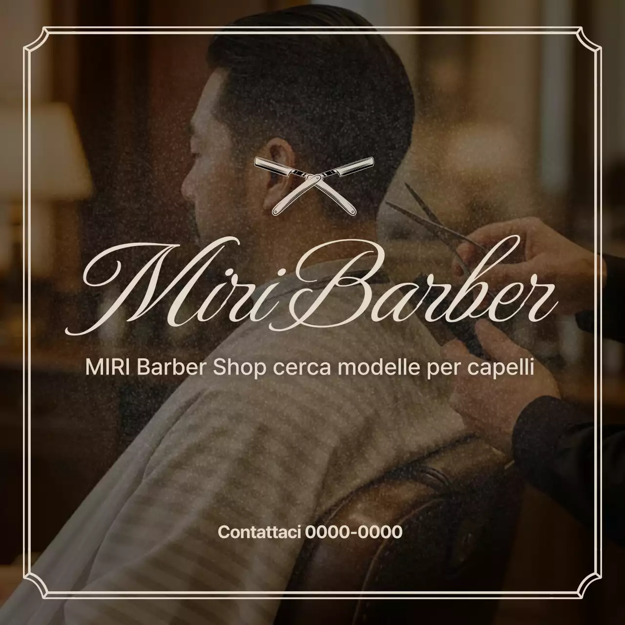 Reclutamento di modelli con capelli castani classici