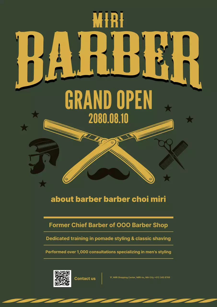 Khai trương tiệm cắt tóc Khaki Vintage