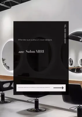 Recrutement moderne noir