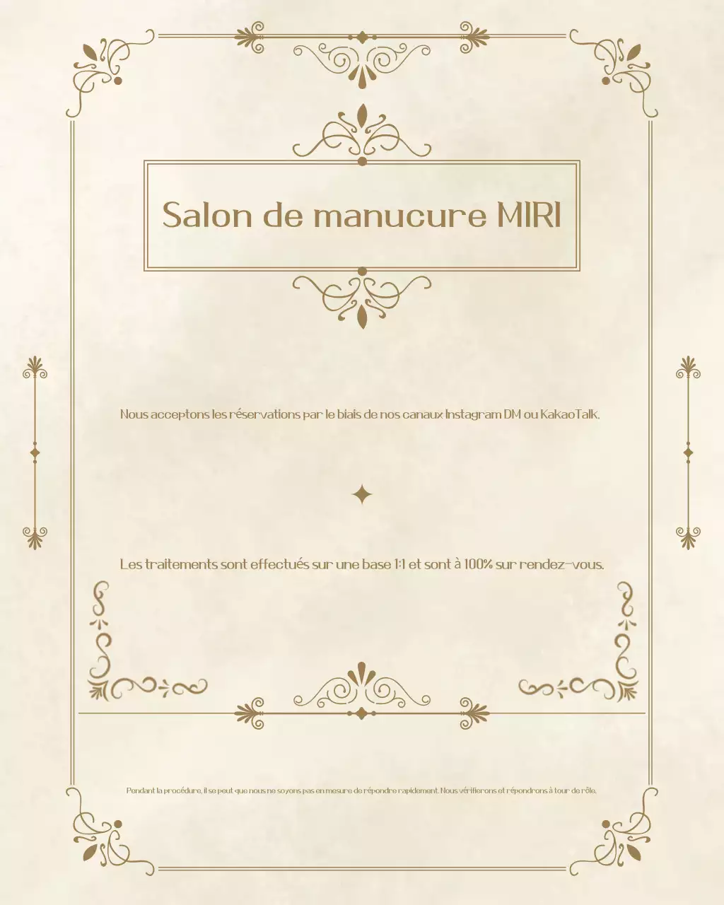 Guide du salon de manucure Beige Luxury