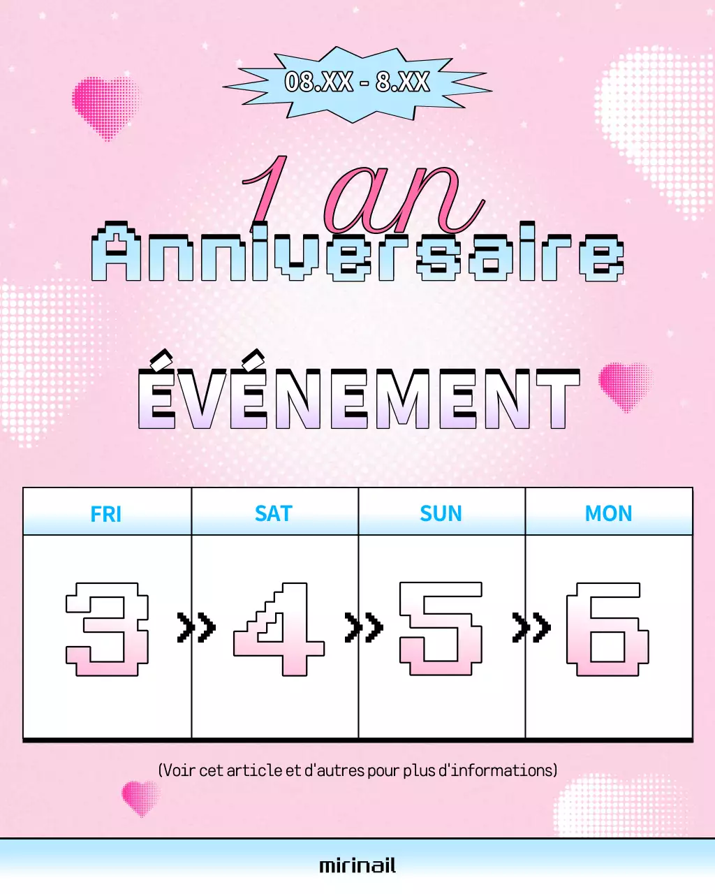 Promotion Nail Art Pop Rose