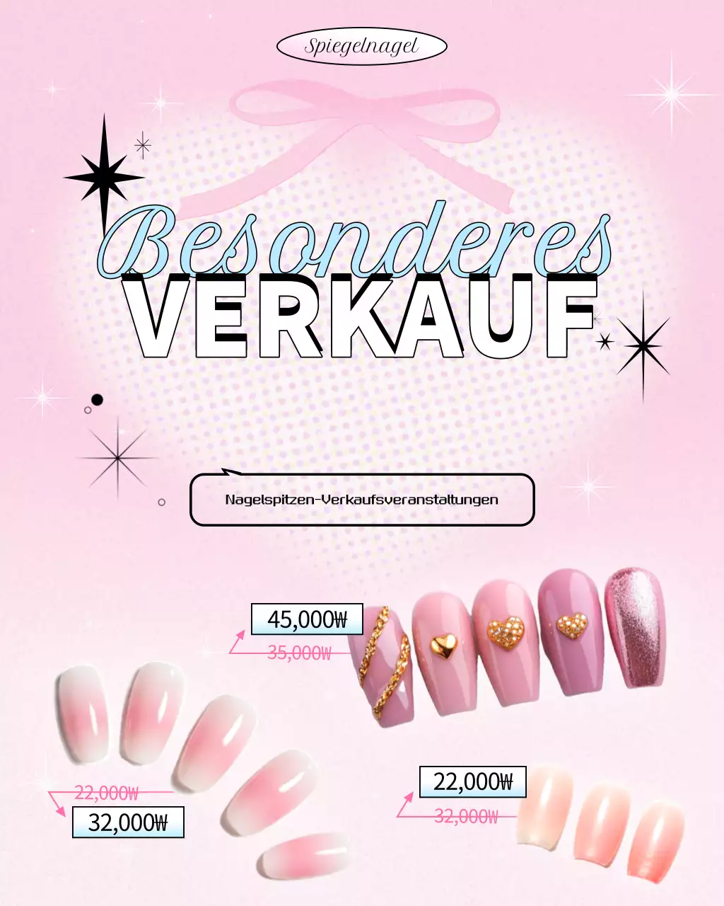 Pink Pop Nail Art Aktion