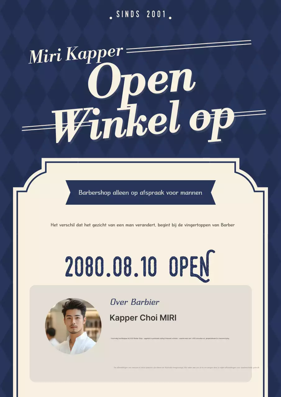 Navy Classic Barbershop opent