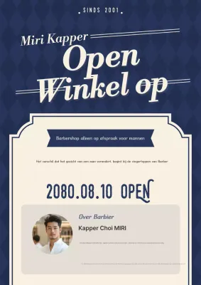 Navy Classic Barbershop opent