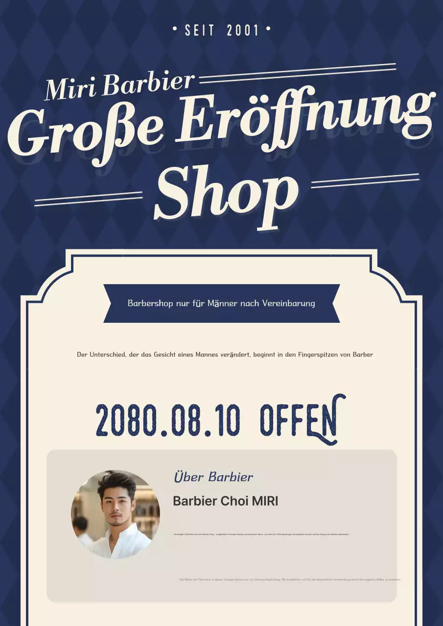 Navy Classic Barbershop eröffnet