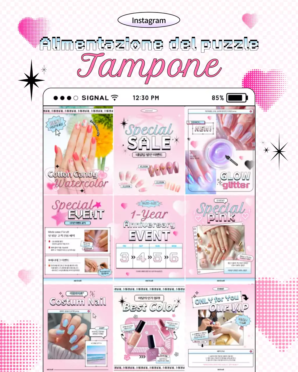 Promozione Nail Art Pink Pop