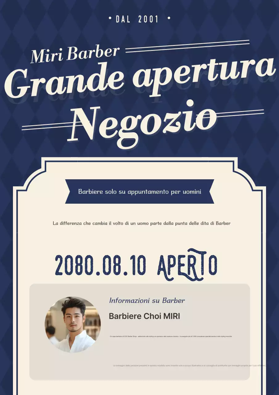 Apre il Navy Classic Barbershop