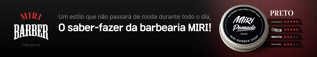 Propaganda em estilo moderno preto