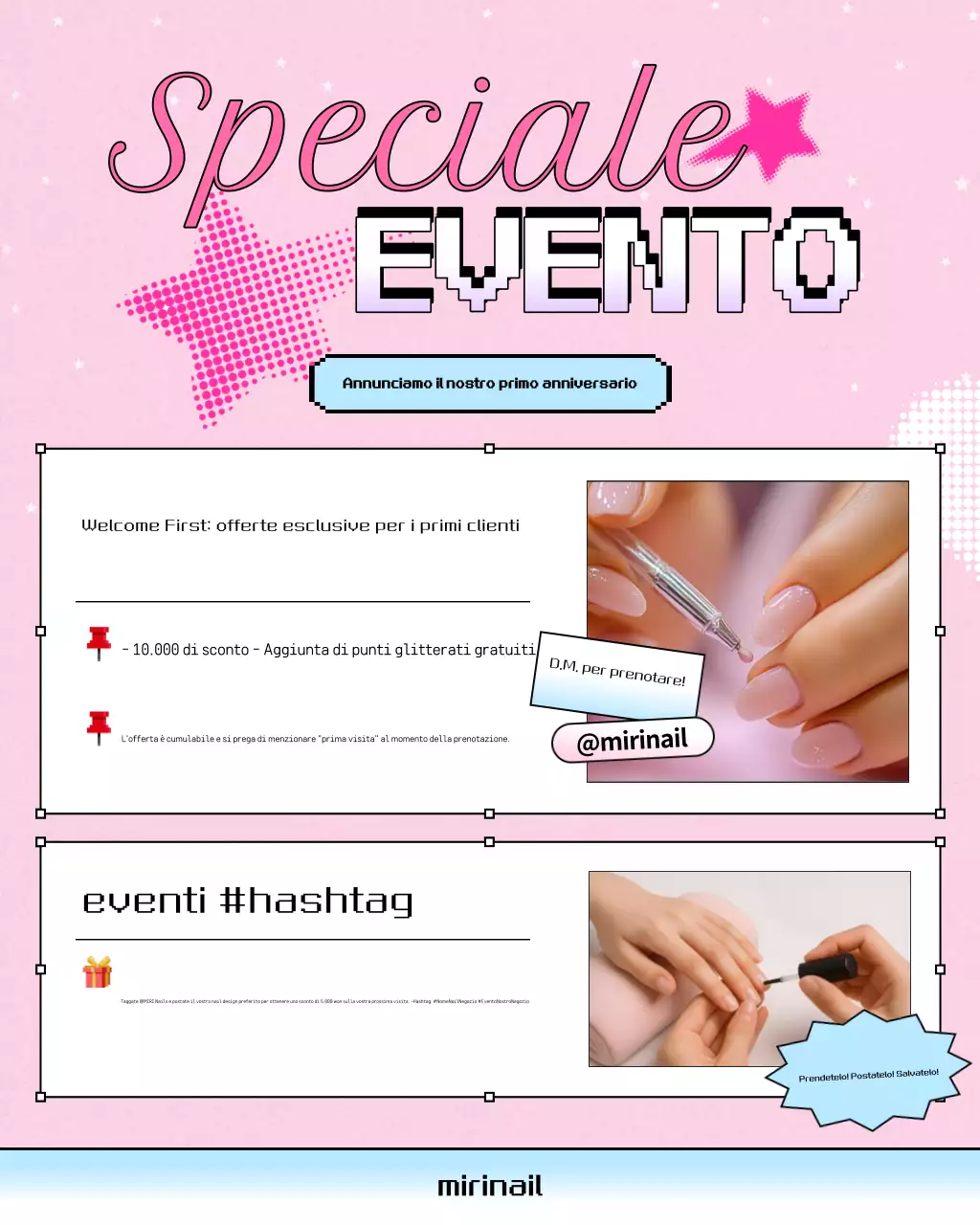 Promozione Nail Art Pink Pop